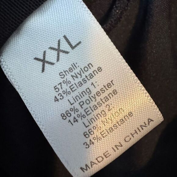 Shapellx Sculpt Ruched Plunge Shaping Tummy Control Swimsuit Black - Picture 7 of 7